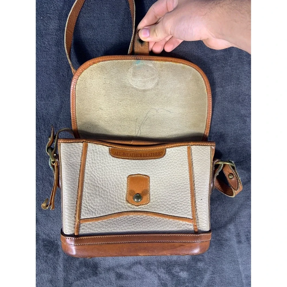 Dooney & Bourke All Weather Leather Women's Crossbody Bag Small Bone